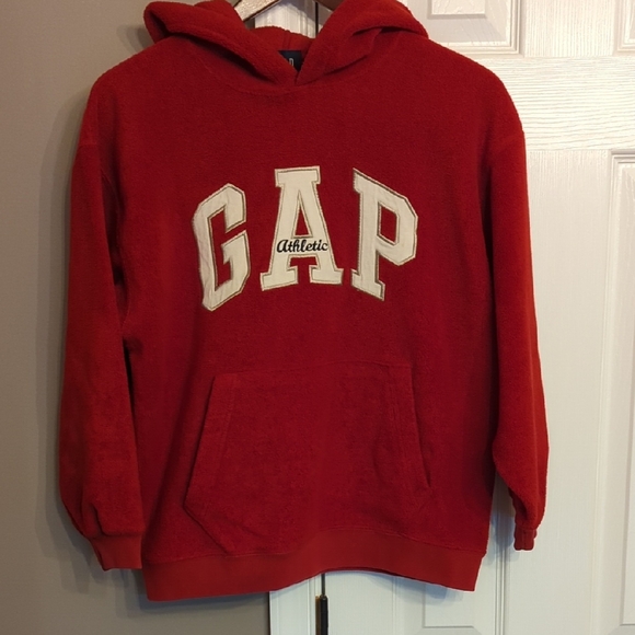 GAP Other - Y2K GAP Red Retro Fleece Hoodie
